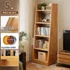 Estantería de Madera Maciza Estante de Almacenamiento de Pie Estante de Almacenamiento en Forma de Escalera Estante de Exhibición Integrado Montado en la Pared Hogar Sala de Estar Estantería Simple