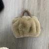 Bolsa de Peluche Nube, Bolsa de Calabaza, Bolso de Mano, Bolso Cruzado para Hombro, Bolsa Versátil, Sencilla y Ligera, Casual Urbano, Versátil