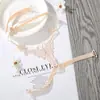 Alças de Sutiã com Lindo Design Cruzado nas Costas, Alças Transparentes e Sexy que Podem Ser Expostas, Alças de Sutiã Invisíveis, Estilo Sexy Fora do Ombro