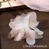 Procesamiento Personalizado de Fábrica de Organza Degradada con Flores Tridimensionales, Accesorios DIY Hechos a Mano, Tocados, Decoraciones para Zapatos y Sombreros, y Adornos para Ropa