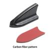 En stock ventas directas piezas de modificación decoración de carrocería parachoques aleta de tiburón fibra de carbono negra cuchilla de viento alerón de cola decoración de techo