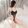 Planificación Familiar Tentación Sexy Pecho Pequeño Pareja Japonés y Coreano Mono Puro Deseo Delgado Transparente Cama Tirantes Cruzados Lencería Sexy para Mujeres