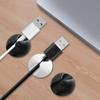 Gestión de Cables de Escritorio Soporte para Cables de Datos Hebilla de Almacenamiento Cable de Carga para Auriculares Tarjeta para Cables de Mesita de Noche Soporte para Cables Gestor de Cables Puerto Único