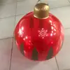 Em estoque Joias de Natal Bola Diversão ao Ar Livre Artesanato de Feriado Brinquedo de Bola Inflável de PVC Estação Independente Transfronteiriço Novo