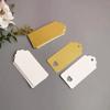 Corazón Hueco Pequeño Forma de Corazón Tarjeta Rectangular Papel Dorado Foil Colgante Tarjeta DIY Marcapáginas Tarjeta de Felicitación Tarjeta de Boda Tarjeta Hueca