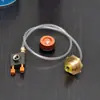 Nuevo Tanque de Gas de Tipo Tarjeta Recargable de Gas Licuado para el Hogar Tanque de Gas Largo Plano Válvula Inflable Botella de Gas Cabezal de Estufa para Exteriores Tubo Inflable Transferencia