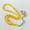 33 Abalorios de Color Sólido Acrílico Pulsera Árabe Cuentas Subhah Pulsera de Oriente Medio Cuentas de Oración para Uso Diario
