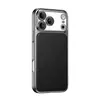 O Novo Modelo é Adequado para Capa de Celular iPhone 18 Pro Max, Capa Protetora Magnética com Textura de Couro Galvanizado Anti-Queda para Apple 17 Pro