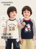 Kaka Panda ropa infantil camiseta de manga larga para niños, camiseta básica de otoño para niñas, tops de otoño, ropa de bebé de moda