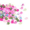 Fabricante Vende 24 Compartimentos Coloridos Perlas Imitación Redondas de Color Único y Doble Color Caja de Accesorios para Pulsera Colgante Hecha a Mano DIY Venta al por Mayor