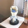 Caja de Regalo con Rosas y Flores Eternas para Mujeres en San Valentín o Día de la Mujer, Adecuada para Niñas, Novias, Mejores Amigas o Madres