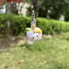 Llavero Colgante de Gato Manzana Lindo para Mochila de Estudiante Accesorio de Bolsa Regalo para Amigos y Parejas Pequeño Regalo