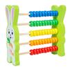 Estante de baliza de cinco velocidades, estante de cálculo, contador, material didáctico de matemáticas, juguetes, bandeja de baliza para niños, juguetes de madera