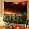 Estilo Ins de Cabecera Decoración de Pared Original Fondo Temático de Anime Tapiz Decoración de Pared de Dormitorio Decoración Personalizada
