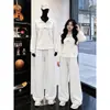 Novedad Otoño 2026 Estilo Americano Pantalones Deportivos Curvos de Algodón M-5XL HK26791-TeP30