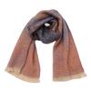 Nuevo Otoño e Invierno Transfronterizo Comercio Exterior Europeo y Americano Bufanda Chal Jacquard de Hilo Circular Barba Corta Hoja de Ginkgo Fabricante