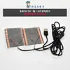 Almohadilla Calefactora USB Power Bank Hoja Calefactora Placa Calentadora 5V Alfombrilla de Ratón Película Calefactora Eléctrica Almohadilla Calefactora Paño Calefactor Eléctrico 12V