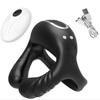 Anel de Bloqueio Balugo Anel Vibratório com Controle Remoto por App Transfronteiriço para Homens, Brinquedo de Anel de Massagem Vibratório, Produtos para Adultos em Estoque