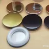 Copo de Vela Transparente Espessado Suporte de Vela DIY com Fundo Curvo Garrafa de Vidro Pote de Vela Copo de Vidro para Aromaterapia Tampa de Bambu
