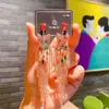 Brincos de Corrente Longa com Garras Exageradas Elegantes de Prata S925 com Strass para Mulheres Brincos com Franjas de Diamante Colorido Europeus e Americanos Brincos da Moda