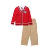 Uniforme do jardim de infância 2021 primavera novo uniforme da escola primária conjunto de quatro peças Classe de tricô infantil uniforme de classe
