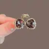 Coreia do Sul Strass Elegante tamanho pequeno Grampo de Cabelo Quebrado Feminino Clipe Lateral Adorno de Cabeça Elegante Franja Grampo de Cabelo Acessórios de Cabelo Avançados