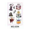 Fábrica al por mayor en stock Transfronterizo Tema de Halloween Vela Decorativa Pegatinas de Agua Pegatinas de Vela DIY Pegatinas de Transferencia de Agua