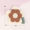 Ambiente Cálido Sensación Color Té con Leche Adhesivo de Tela Creativo Flor Oreja de Conejo Oso Lazo DIY Aretes Accesorios para el Cabello Accesorios