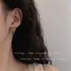 Estilo Hada Vintage Color Gelatina Combinación Amor Pendientes Lujo Ligero Sentido de Gama Alta Nicho Gradiente Francés Elegante Pendientes Pendientes