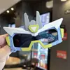 Nuevo Modelo de Gafas de Sol Polarizadas Mech Boy con Luces y Efecto Luminoso, Gafas de Sol de Robot Genial Autobot de Silicona para Bebé