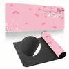Alfombrilla de escritorio para gaming estilo japonés con flor de cerezo, un producto popular transfronterizo, con una superficie grande de goma antideslizante para teclados y ratones de computadora