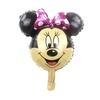Nuevo globo de aluminio mini de 16 pulgadas con forma de Mickey Mouse de dibujos animados Mickey Minnie globo para fiesta de cumpleaños al por mayor