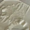 Calcinha Feminina de Renda e Tule Plus Size de Cintura Alta com Controle da Barriga, Forro de Seda Antibacteriano Amigo da Pele, Cueca de Corte Alto Sem Costura que Modela o Quadril