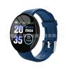 Pulsera inteligente D18 pantalla redonda a color monitor de frecuencia cardíaca presión arterial sueño conteo de pasos reloj deportivo 1.44 pulgadas deportivo de mano