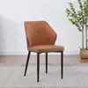 Taburete con Respaldo Nórdico Moderno de Lujo Ligero para Uso Doméstico, Silla de Ocio con Respaldo, Silla Simple para Mesa de Comedor, Silla de Comedor