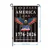 Bandera de Fondo para Cumpleaños del 250 Aniversario Americano Transfronteriza Bandera de Jardín 1776-2026 Bandera Decorativa del Día de la Independencia