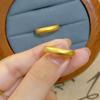 Anillo de níquel perlado estilo boutique método antiguo tienda de oro con anillo liso imitación oro alta textura suministro venta directa