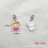Contas pingente de dopamina óleo liga contas pintadas à mão contas furo grande pulseira diy bolo kt acessórios fofos produtos acabados