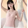 Período de Desarrollo Estudiante de Secundaria Chica Fiebre Calentador de Abdomen Chaleco Calentador con Almohadillas en el Pecho Niña Grande Ropa Interior Estilo Otoño/Invierno