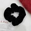 2025 outono e inverno novo veludo anel de cabelo estrelado intestino grosso corda de cabelo ins net popular gordura salsicha anel elástico acessórios de cabelo