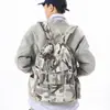 Mochila Transfronteriza Nueva de Moda Genial con Estampado de Leopardo Camuflaje, Mochila Casual Unisex, Bolso Personalizado para Estudiante Universitario de Campus