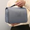 Bolsa de Higiene Pessoal com Gancho Moda Portátil de Mão para Cosméticos Dobrável Bolsa de Higiene com Separação Seca e Úmida Bolsa de Armazenamento para Viagem de Negócios