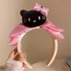 Diadema de Pingüino de Peluche Lindo para Otoño e Invierno, Cabeza de Pez, Celebridad de Internet Femenina, Cara de Dibujos Animados, Para Lavado de Cara, Maquillaje, Presionar el Cabello, Diadema Nueva, Pasador de Pelo, Diadema