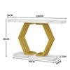 Mesa de Entrada Criativa Estilo Americano, Mesa Console Simples para Hall de Entrada Corredor Sala de Estar Lateral de Parede Vista Final, Móveis Personalizados