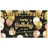 Telón de fondo de cumpleaños más vendido de Temu transfronterizo, decoraciones de globos, arreglos de regalos, decoraciones para fiestas y ambiente del hogar
