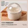 Cápsula de Papel para Pastel Huevo Horneado Caja de Leche Xue Mei Niang Empaque de Postre Puff Grande Crujiente con Tapa Cápsula de Papel Desechable para Hornear