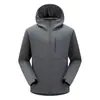 Jaqueta Soft Shell Elástica para Homens e Mulheres, Casaco com Capuz Resistente ao Vento e ao Desgaste para Uso ao Ar Livre, Roupa de Equipe, Roupa de Trabalho, Personalizável com Logo