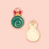 Pingentes de Lote Misto Mais Vendidos, Pulseiras Esmaltadas de Animais, Acessórios, Pingentes de Chaveiro Temáticos de Natal, Atacado