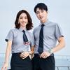 Ropa de trabajo para hombre de banco camisa modal seguro venta tienda 4s Camisa negra para mujer sala de negocios ropa de trabajo al por mayor