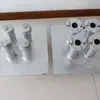 Tubo de medición hermético para conducto eléctrico de defensa civil conducto empotrado a través de la pared conexión de rosca de ventilación galvanizada conducto sellado múltiple